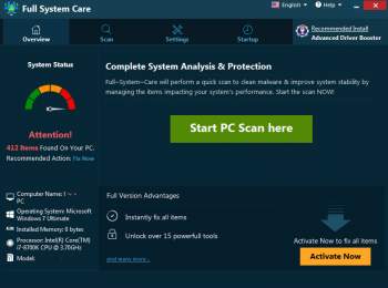 Full System Care PUP Image
